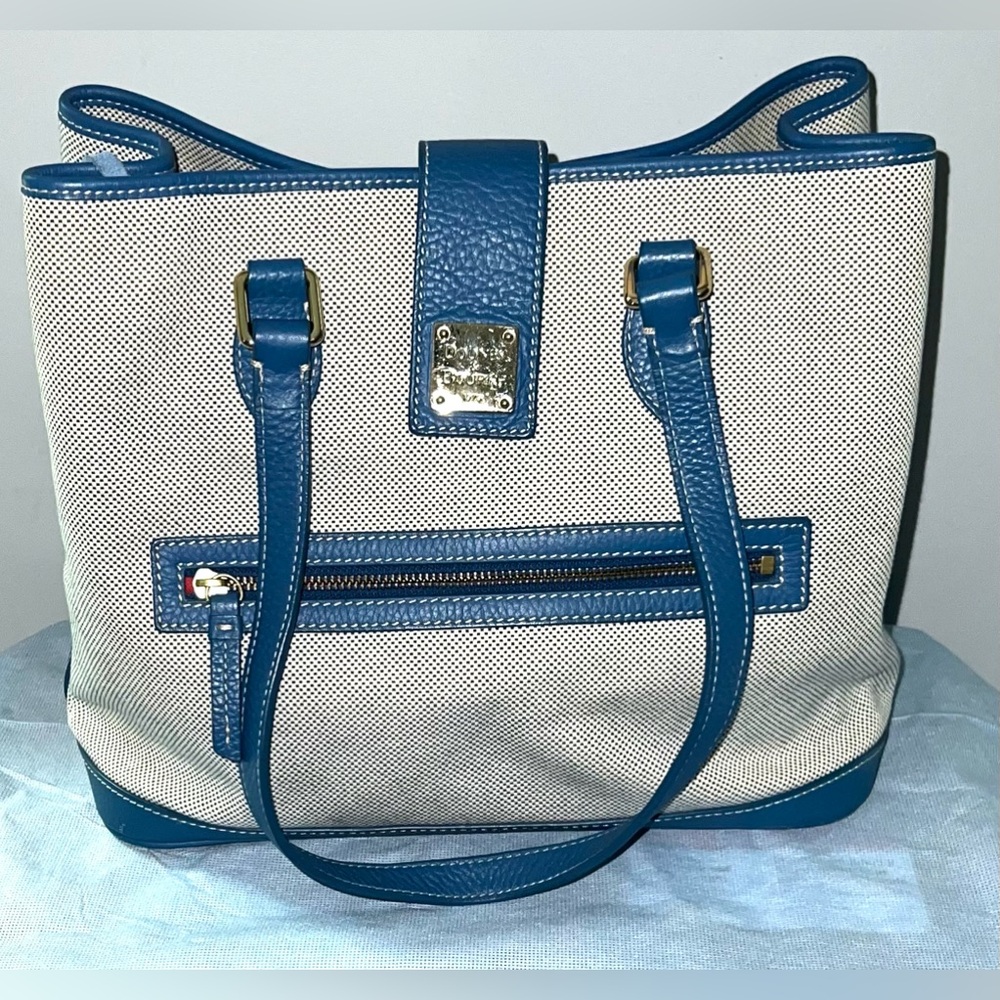 Dooney & Bourke Tote: Blue Shoulder Bag Dooney Purse Set Dooney Handbags